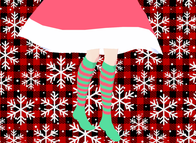 Festive Striped Stockings